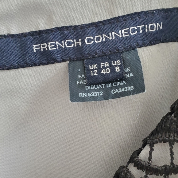 French Connection black lace cocktail dress - Picture 6 of 6